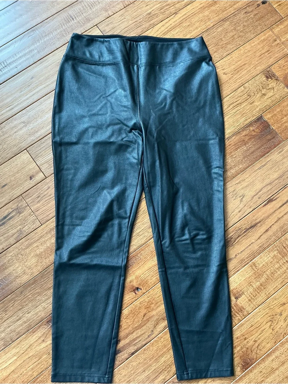 Tuckernuck Faux Leather Black Leggings, XL